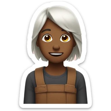 thankful crying sticker