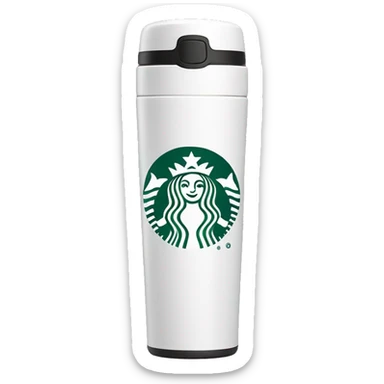 Starbucks coffee thermos sticker
