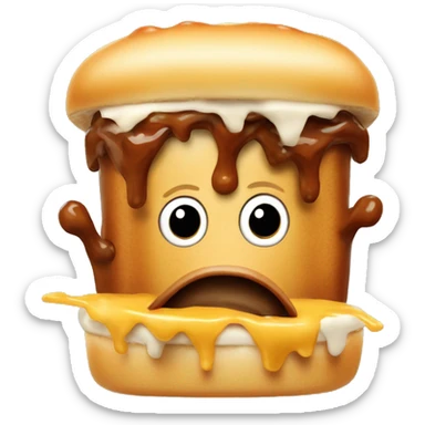 Poutine mange du boudins  sticker