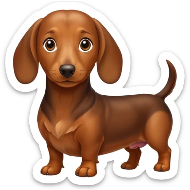 Perro salchicha sticker