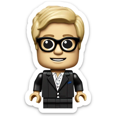 ELTON JOHN lego full body sticker