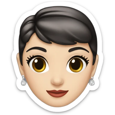 audrey hepburn sticker