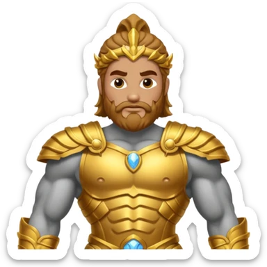 fullbody god zues sticker