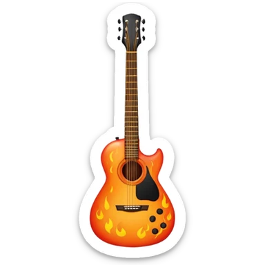 ❤️‍🔥🎸 sticker