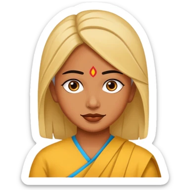 A woman named Kannada Patsy Shayla. sticker