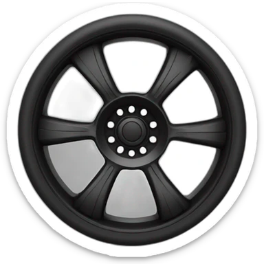 big wheels black sticker