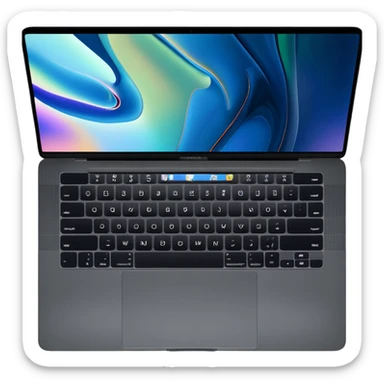 MacBook m4 pro max black 16 inch sticker