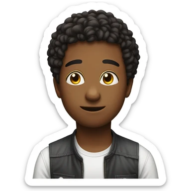 Person dropped to knees looking up like whyyy sticker