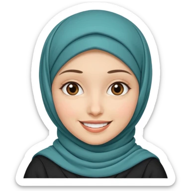 hijab girl sticker