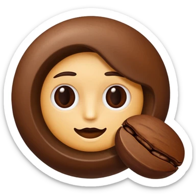 skincare with a coffe aesthetic sticker