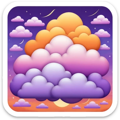 Sky Sunset sticker