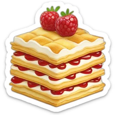 Mille feuille sticker