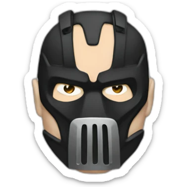 Bane with mask sticker