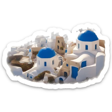 santorini sticker
