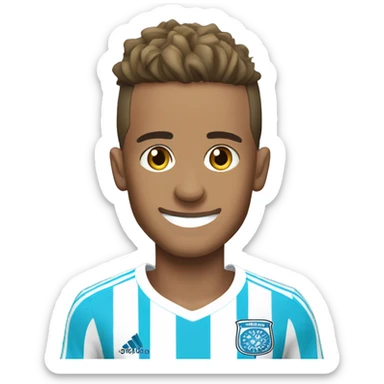 neymar with a Olympic Marseille shirt sticker
