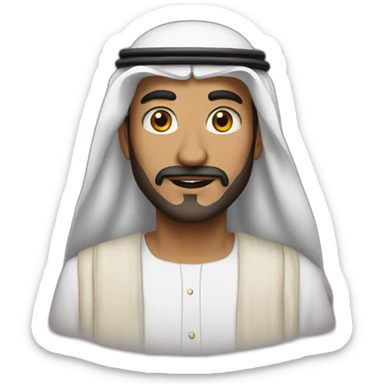 Dubai sheikh sticker