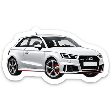 Audi S1 quattro sticker
