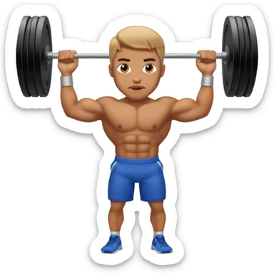 man lifting weights

 sticker