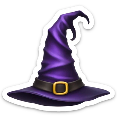 Witch hat sticker