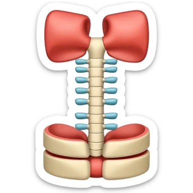 Coluna vertebral sticker