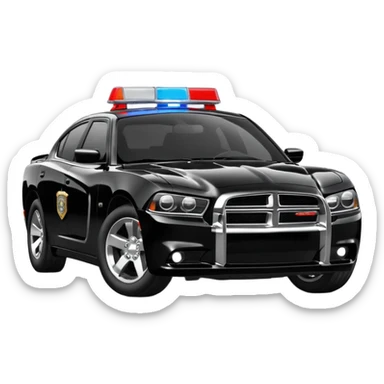 Dodge Charger Cop sticker