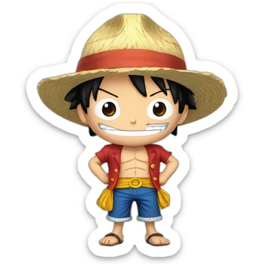 Luffy-one-piece sticker