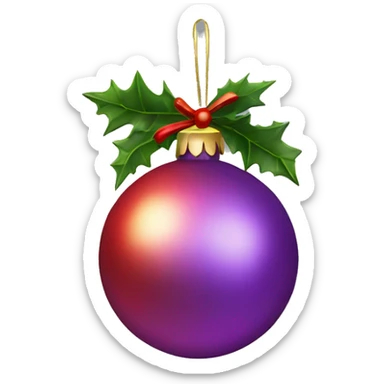 Christmas decorations sticker