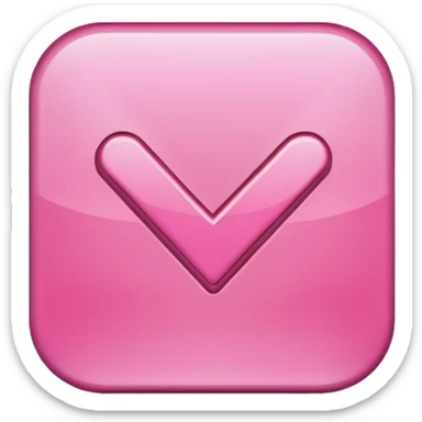 check mark pink sticker