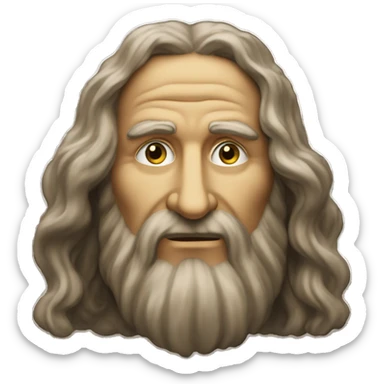 leonardo da vinci mining bitcoin cryptocurrency sticker