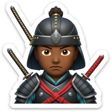 guerrero samurai sticker