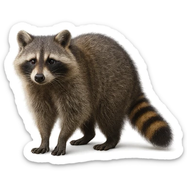 Raccoon sticker
