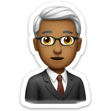 strict teacher sticker