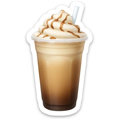 iced latte sticker
