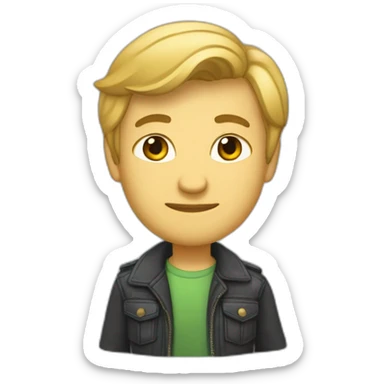 Вор, с мешком денег на спине, в полосатом костюме, в черной маске на глазах sticker