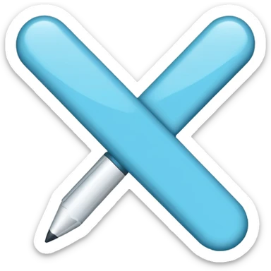 Blue tick imoji sticker