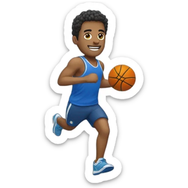 persona haciendo un deporte sticker