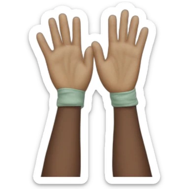 climate-activist-hands-glued-to-street sticker