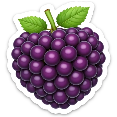 Fruta de mora sticker