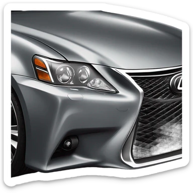 grey lexus gs 350 F sport 2013 sticker