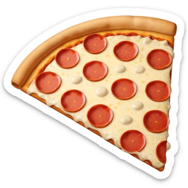 Faccia di cane pizza sticker