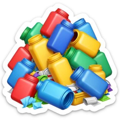 plastic pollution sticker