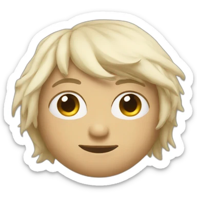 Emoji qui plisse les yeux  sticker