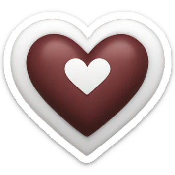 BANDED HEART sticker