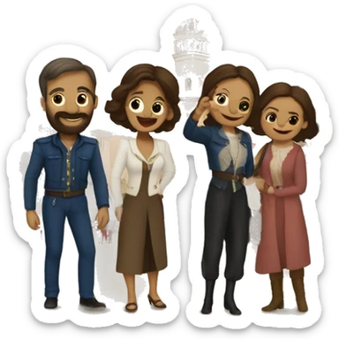 Adventures in #RondaRomantica & #málaga with the women who matter most sticker