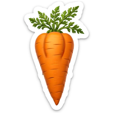 molden, wilted carrot, discord style sticker