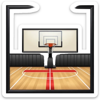 School gymnasium  sticker
