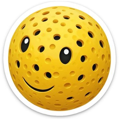 pickleball ball sticker