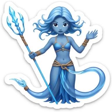 water elemental long whip sticker