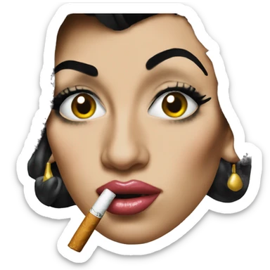 Amy winehouse smoking sticker