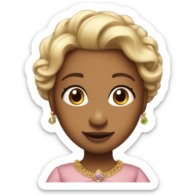 fiona princesse metisse sticker